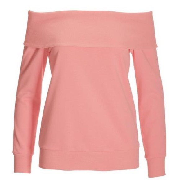 🌟Boston Proper off the shoulder sweatshirt sweater - Picture 2 of 4